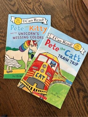 I Can Read (2) Pete the Cat Books My First Reading